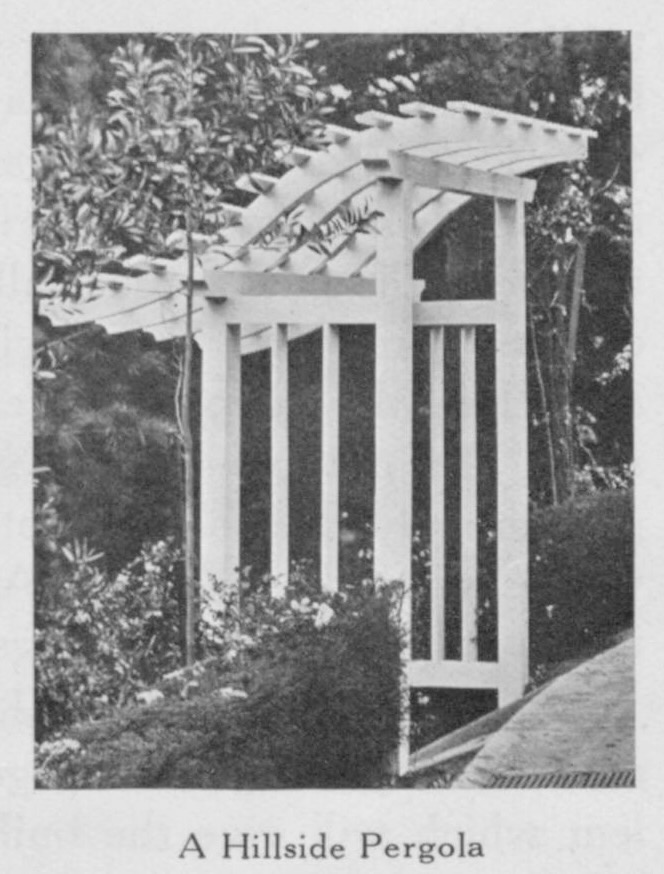 A Hillside Pergola