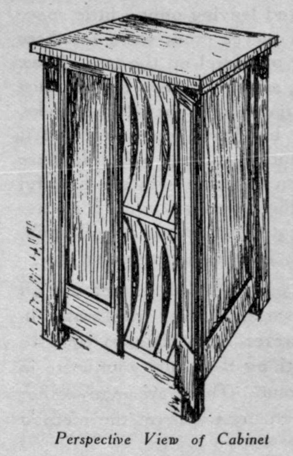 Phonograph Record Cabinet