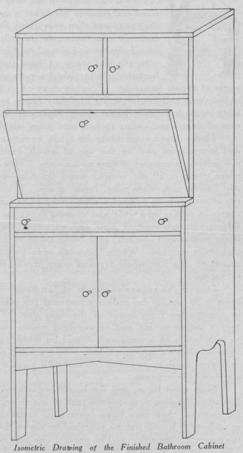 Simple and Convenient Bathroom Cabinet